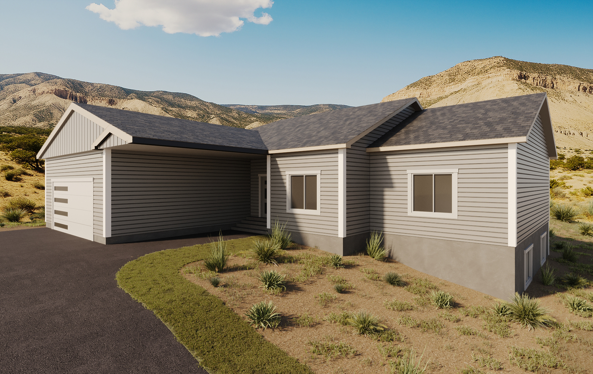 Photorealistic exterior rendering